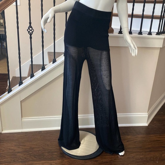 ZARA Mesh Knit Swim Wear Cover Up Pants, size Medium - Picture 5 of 11